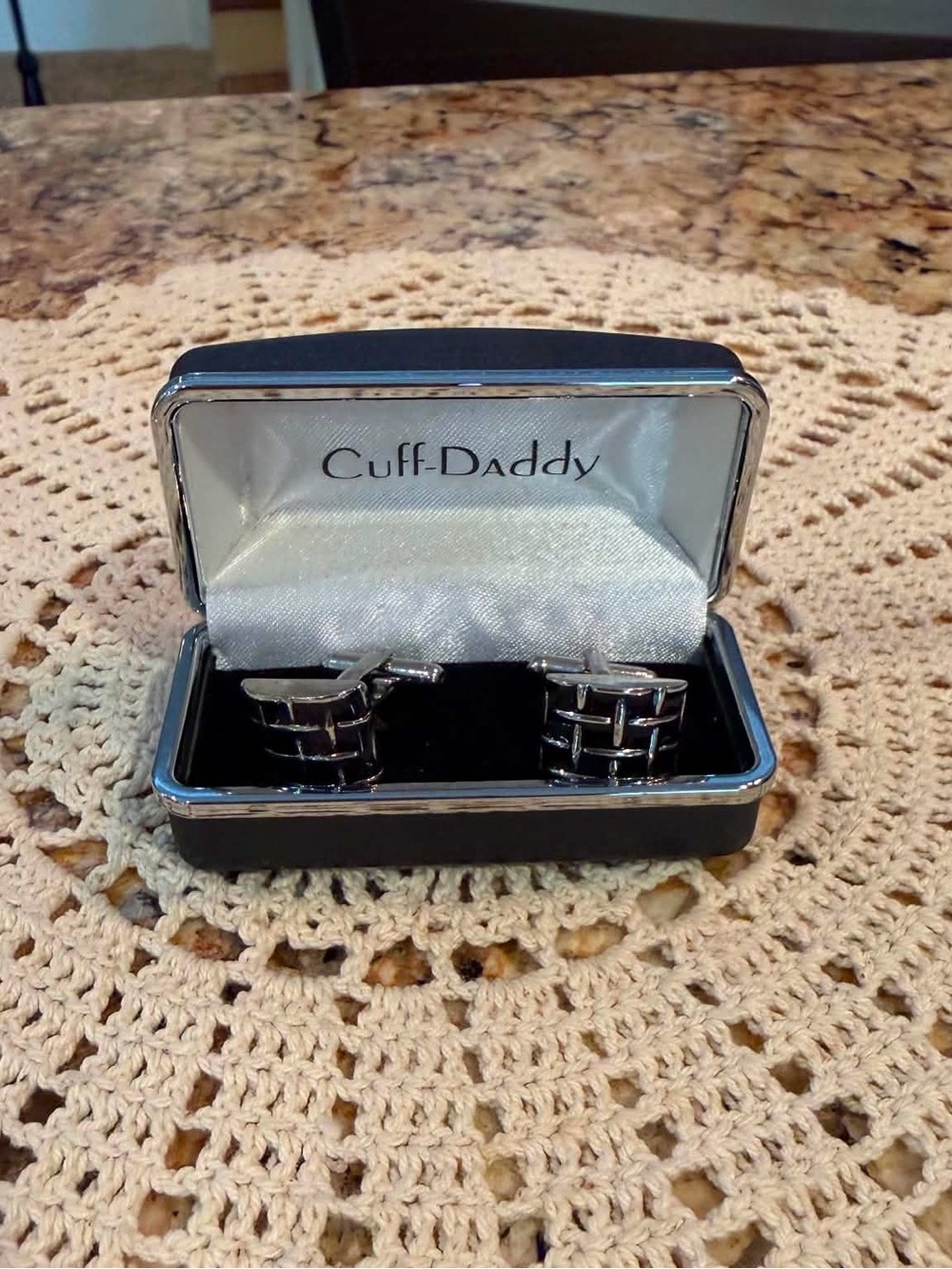 Cuff-Daddy Silver Men’s Cufflinks